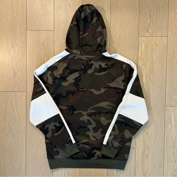 CSG Men’s Fleece Full-zip up Size XL Camo Hoodie - Picture 2 of 6